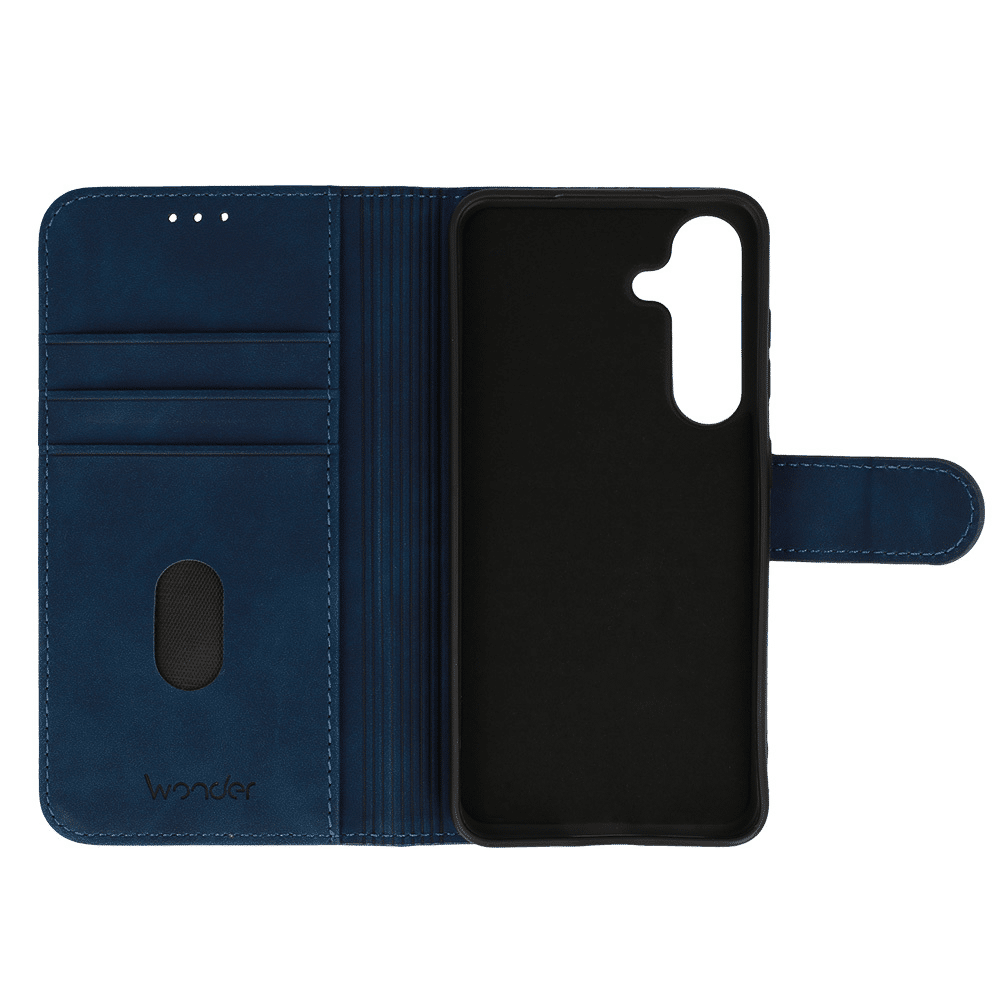 Preklopna torbica Wonder Fancy za Xiaomi Redmi Note 14 5G, temno modra