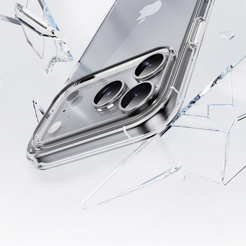 Prozirna maskica Rock Crystal Shield serije za iPhone 17 Pro
