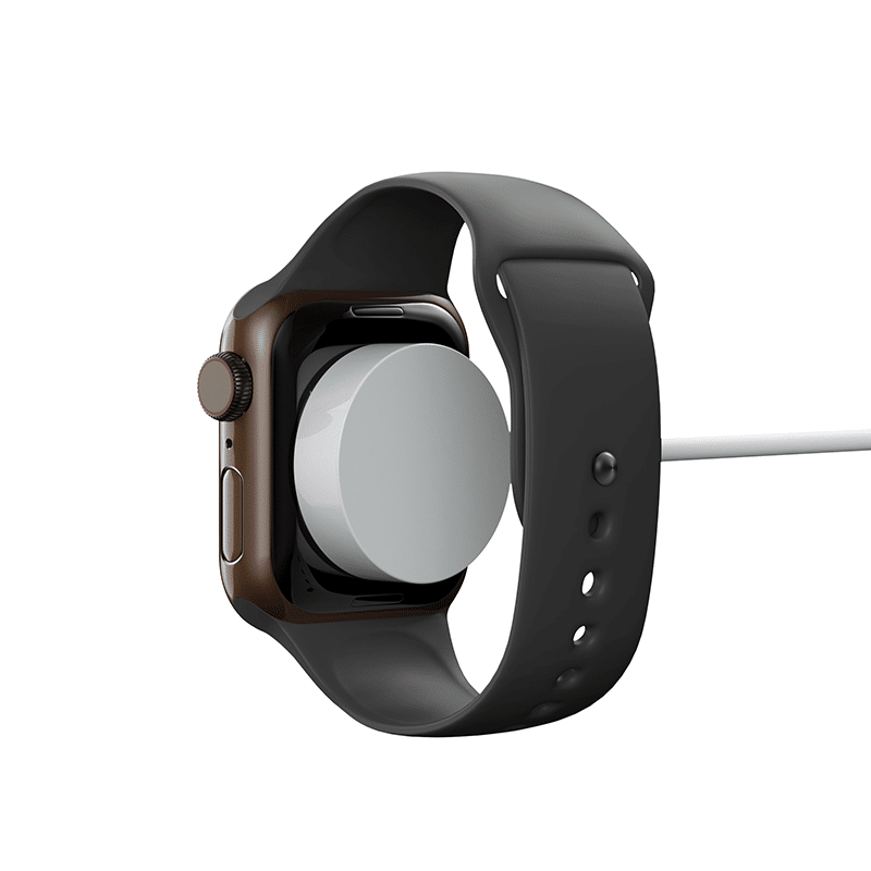Yesido CA113 induktivni punjač za Apple Watch pametni sat s Type-C na Lightning kabelom -bijele boje