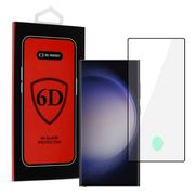 Kaljeno steklo Tel Protect 6D za SAMSUNG GALAXY S23 ULTRA (s odklepanjem s prstnim odtisom)