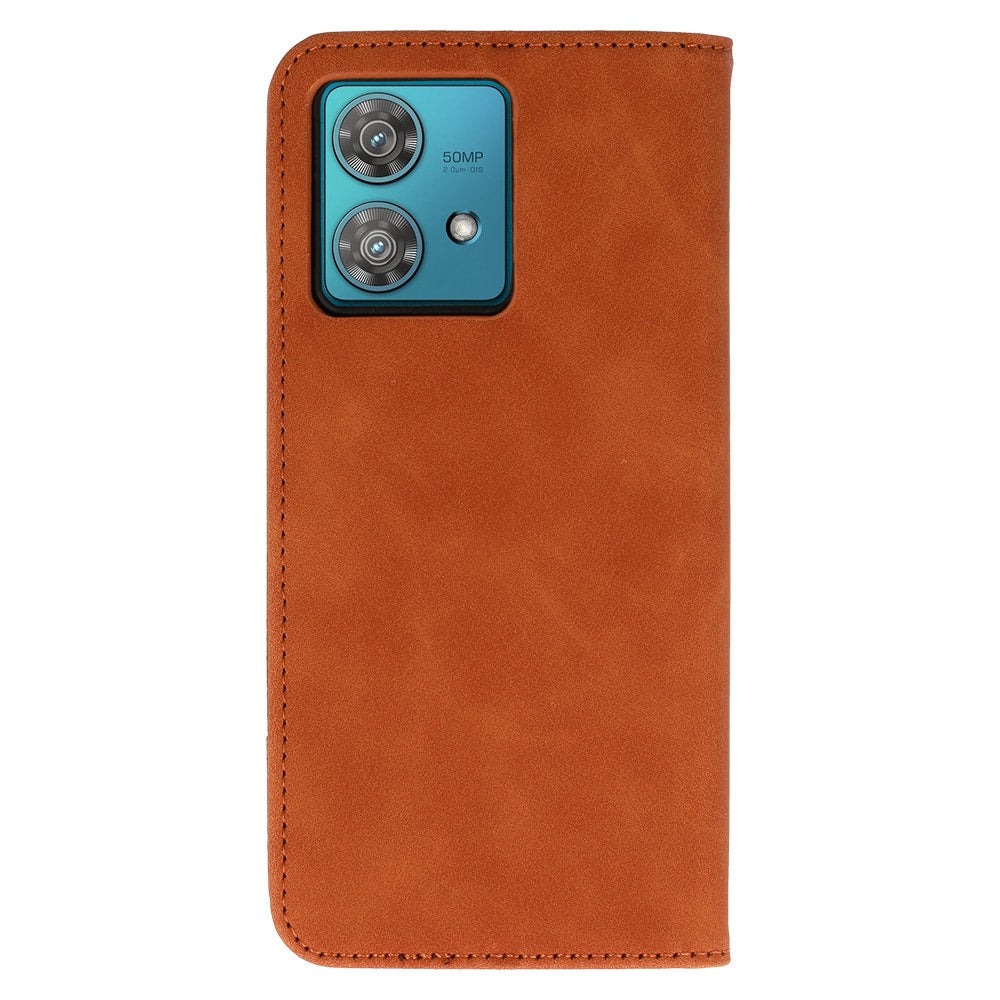 WONDER PRIME PREMIUM PREKLOPNA MASKA ZA MOTOROLA EDGE 40 NEO RJAVA