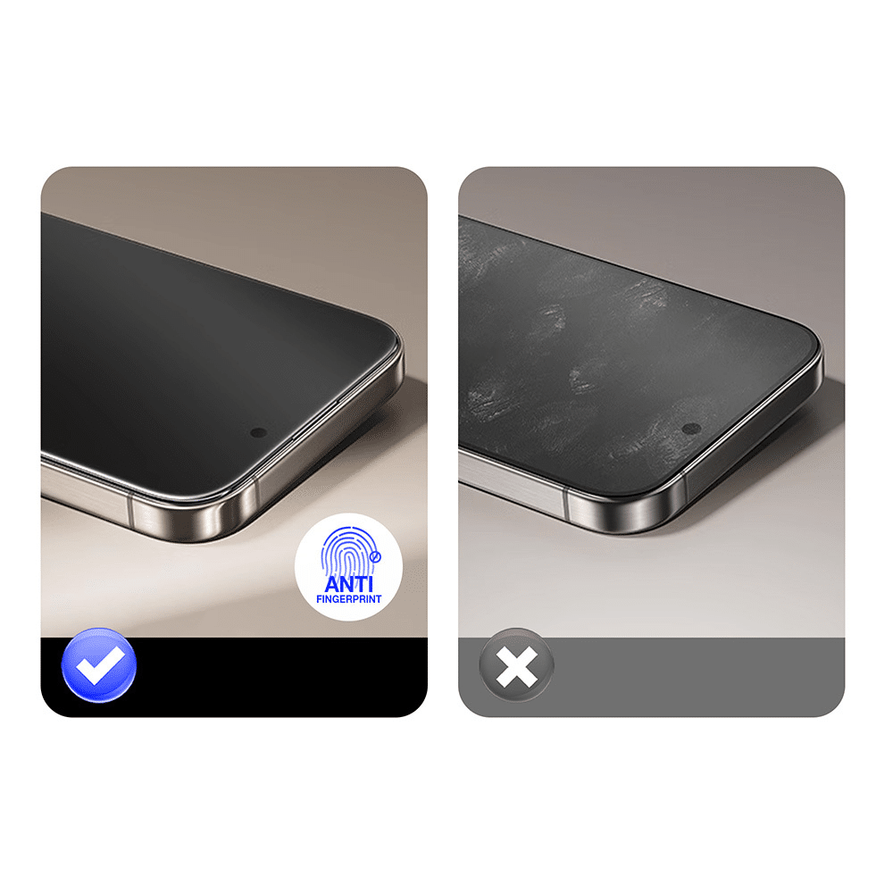 Kaljeno steklo Tel Protect Full Glue 6D mat za Samsung Galaxy A36 5G črno