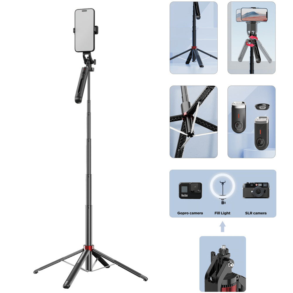 Blavec Selfie palica Aluminium Fusion P-09 stojalo + daljinski upravljalnik 180 cm