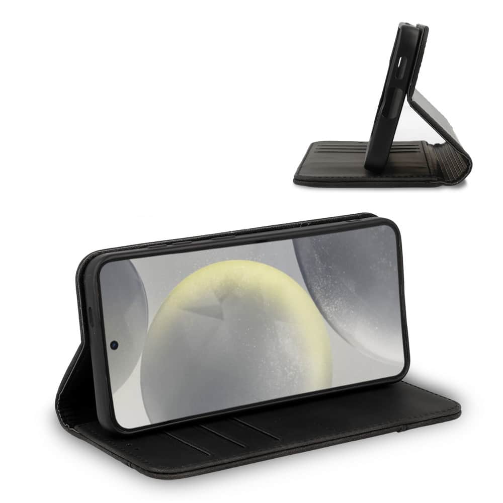 WONDER PRIME PREMIUM PREKLOPNA TORBICA ZA MOTOROLA MOTO G14 črna