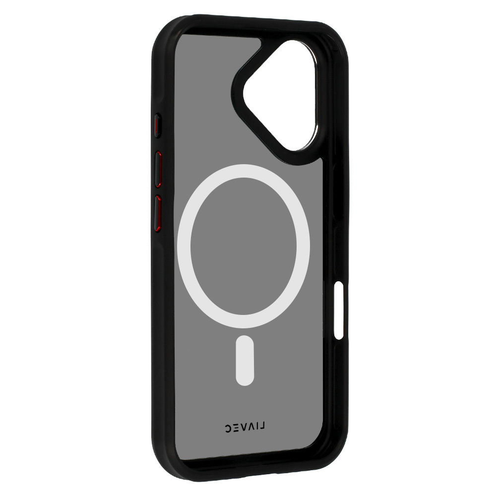 Liavec Hybrid Smoke Magsafe ovitek za iPhone 16