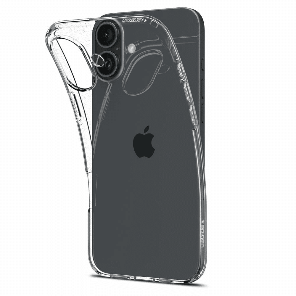 SPIGEN Liquid Crystal ACS08190 ovitek za iPhone 16 - Crystal Clear