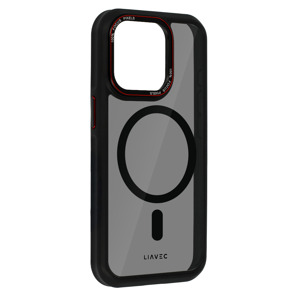 Liavec Hybrid Smoke Magsafe ovitek za iPhone 15 Pro Max