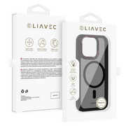 Liavec Hybrid Smoke Magsafe maska za iPhone 15 Pro