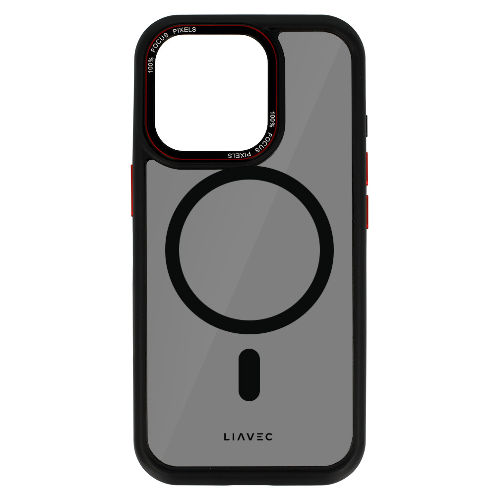 Liavec Hybrid Smoke Magsafe ovitek za iPhone 15 Pro