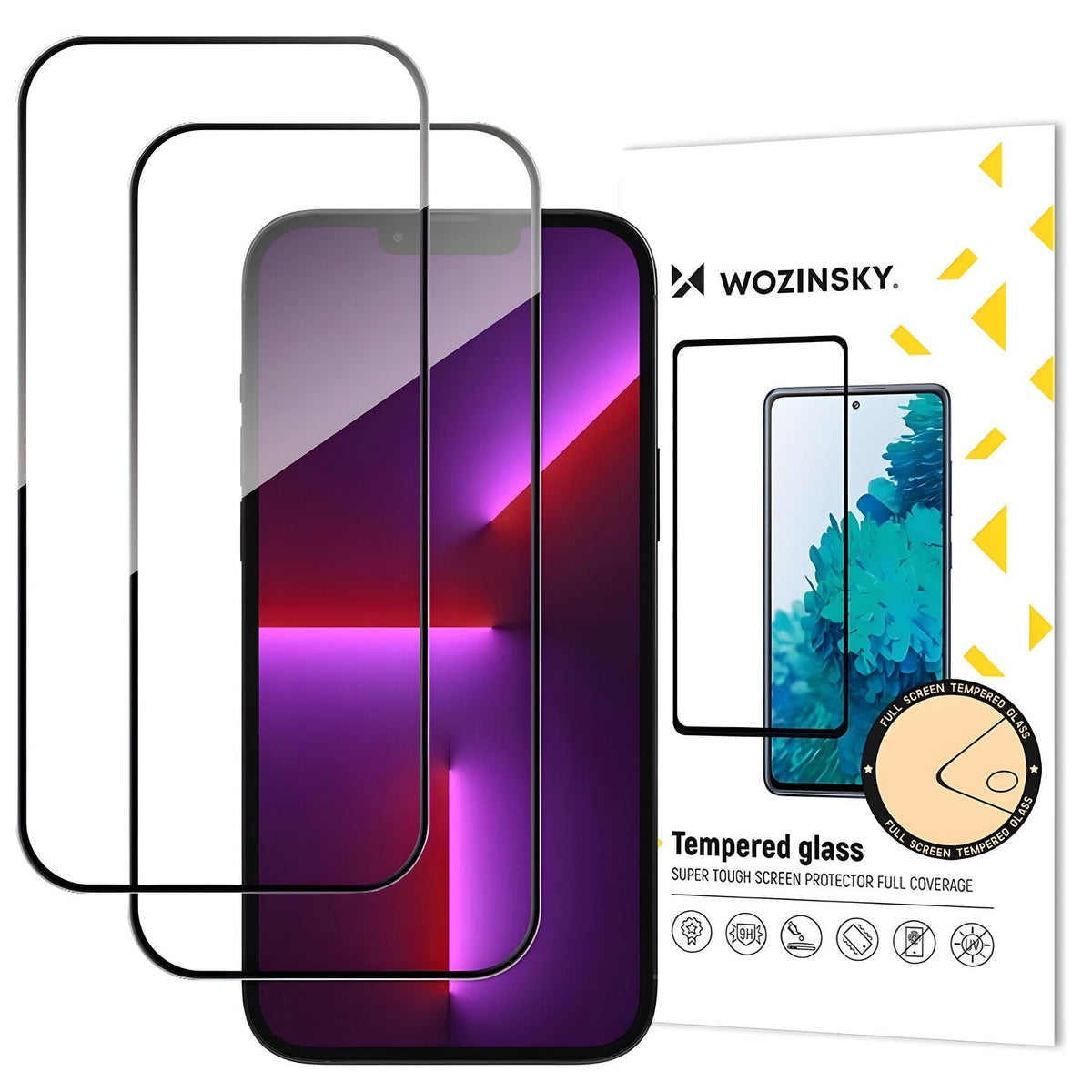Wozinsky zaštitno staklo 2kom za Apple iPhone 17/iPhone 16 Pro - Crna