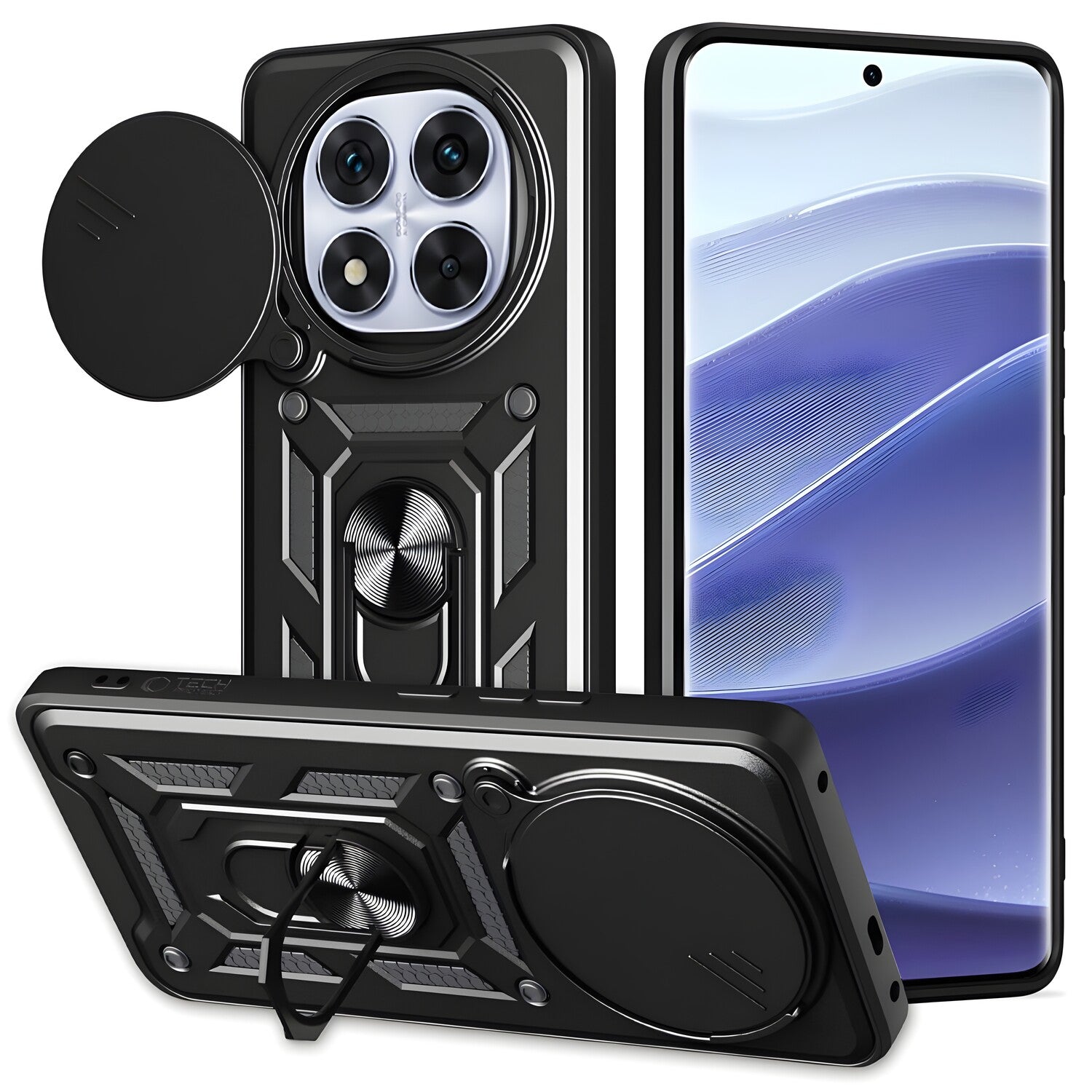 Tech-Protect CamShield Pro futrola za Xiaomi Redmi Note 14 Pro 5G/Poco X7 5G - Crna KP39759