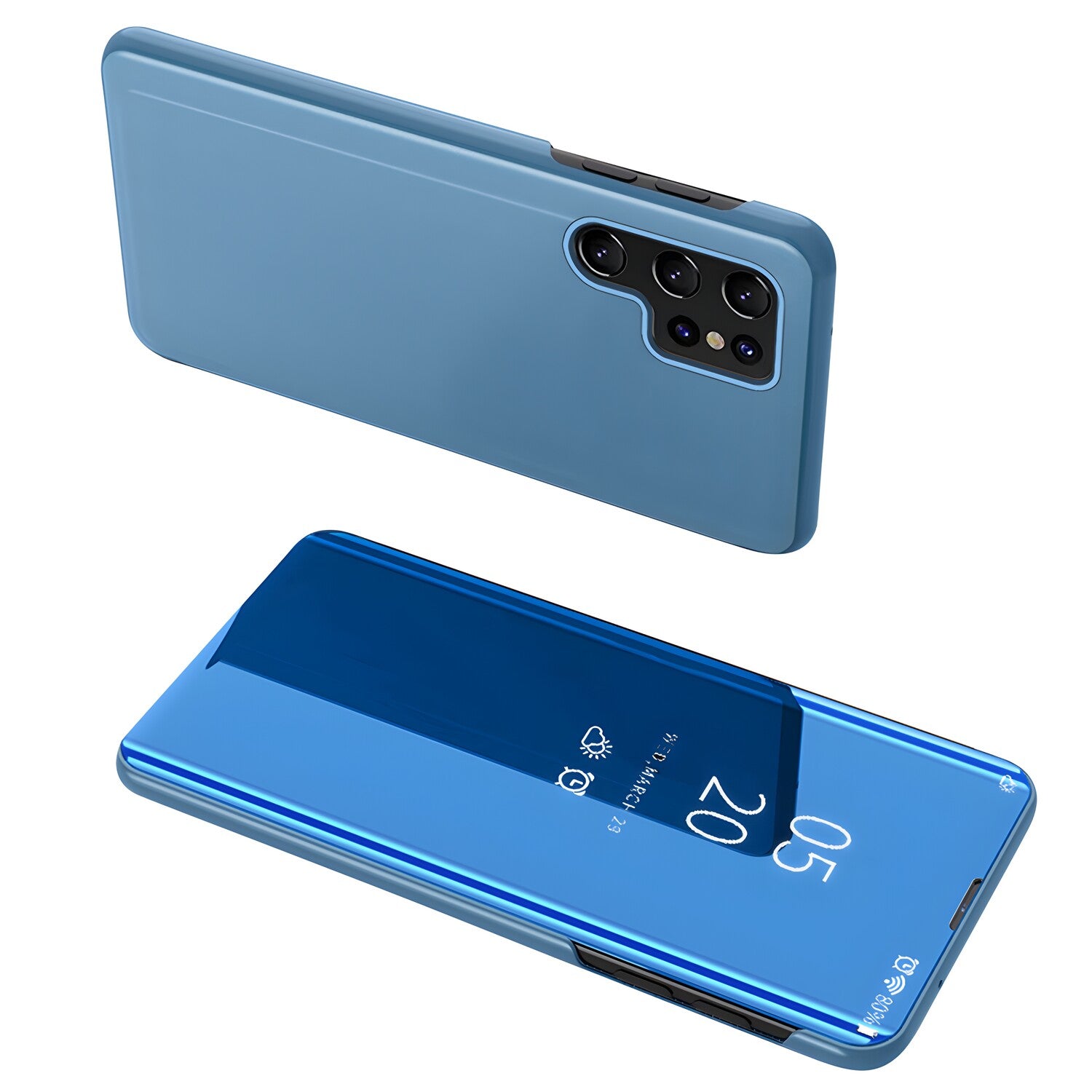 Futrola Clear View za Samsung Galaxy S25 Plus - Plava KP39802