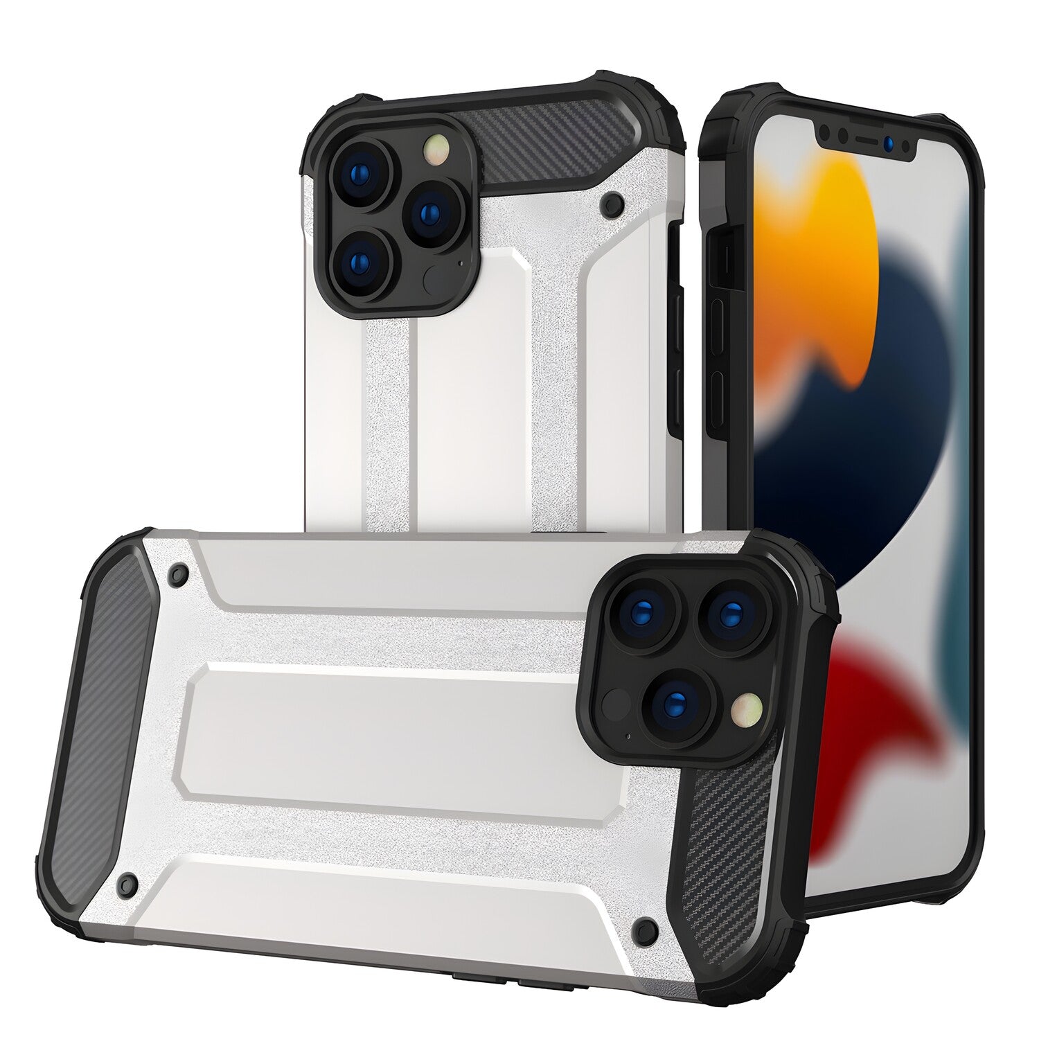 Futrola Hybrid Armor za Samsung Galaxy A56 - Srebrna KP39839