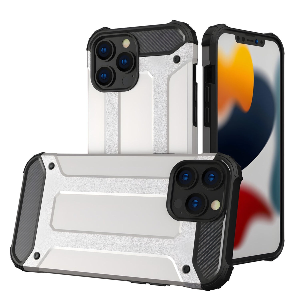 Futrola Hybrid Armor za Samsung Galaxy A56 - Srebrna