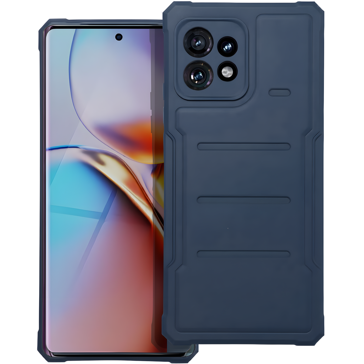 Izdržljivo kućište Heavy Duty za Motorola Moto G53 5G - Plava