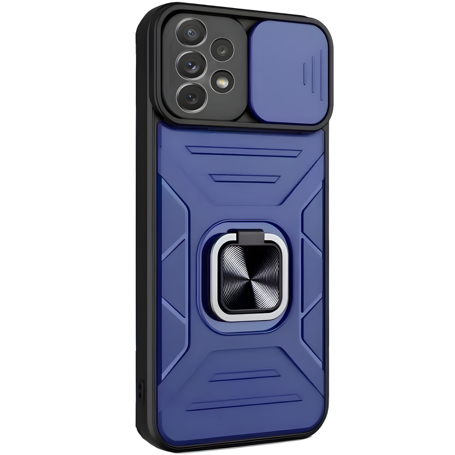METAL RING Puzdro za Samsung Galaxy A53 5G - Plava KP40538