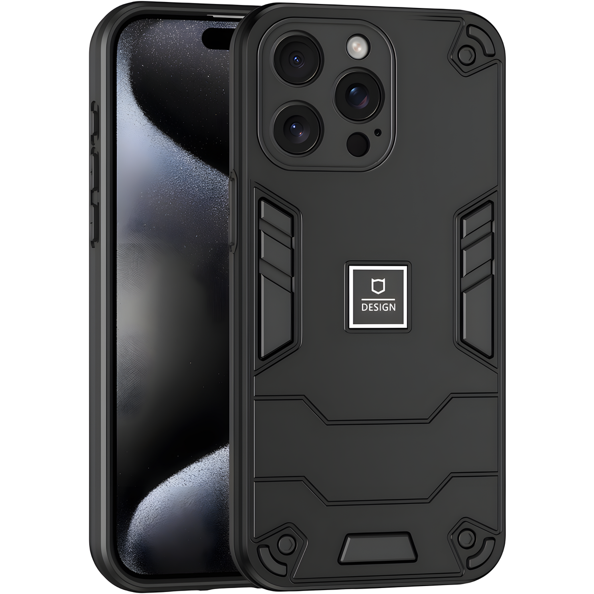 Izdržljivo kućište Holder Armor za Apple iPhone 7/iPhone 8/iPhone SE 2020/iPhone SE 2022 - Crna