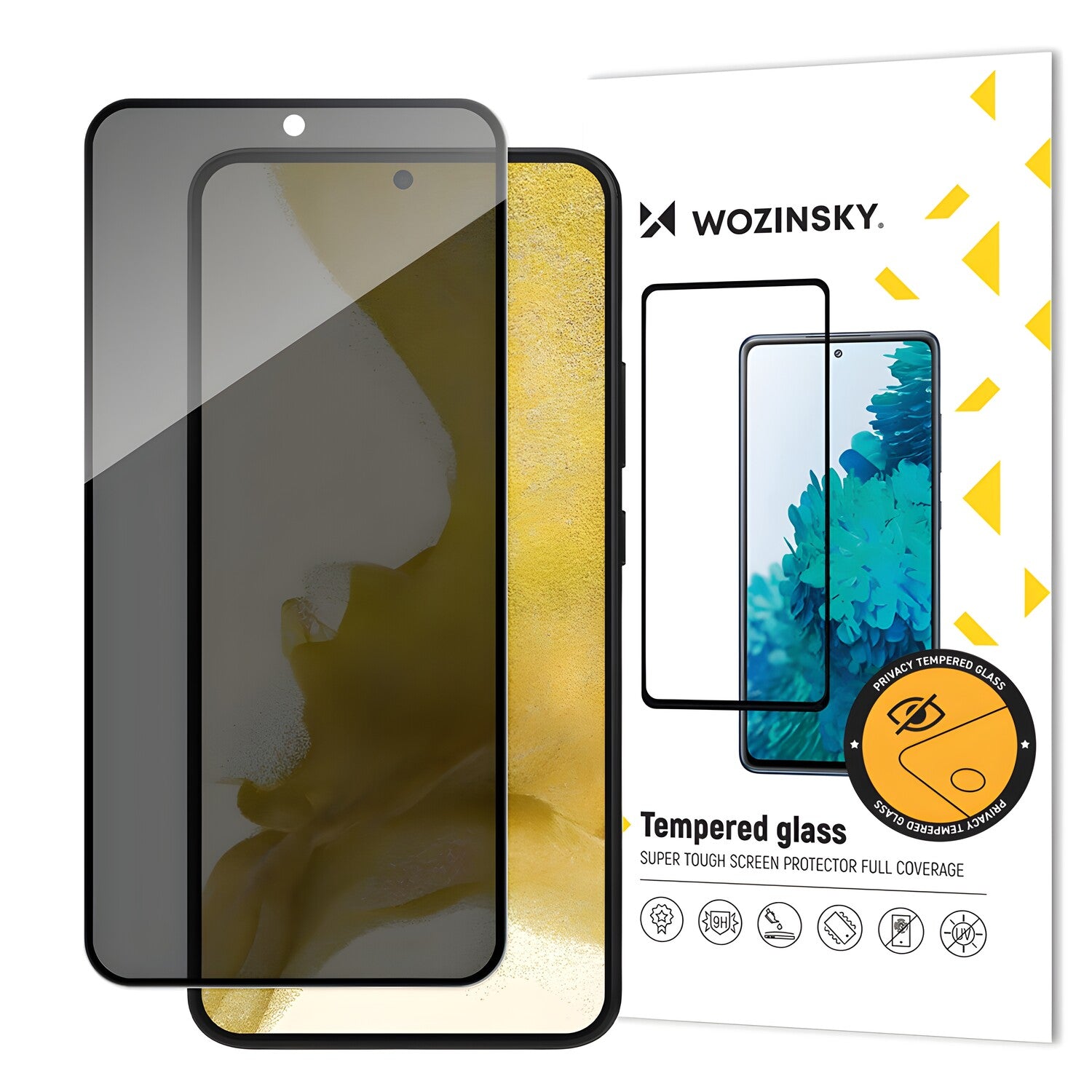 Wozinsky Privacy Glass tvrđeno staklo za Samsung Galaxy A26 - Crna KP40650