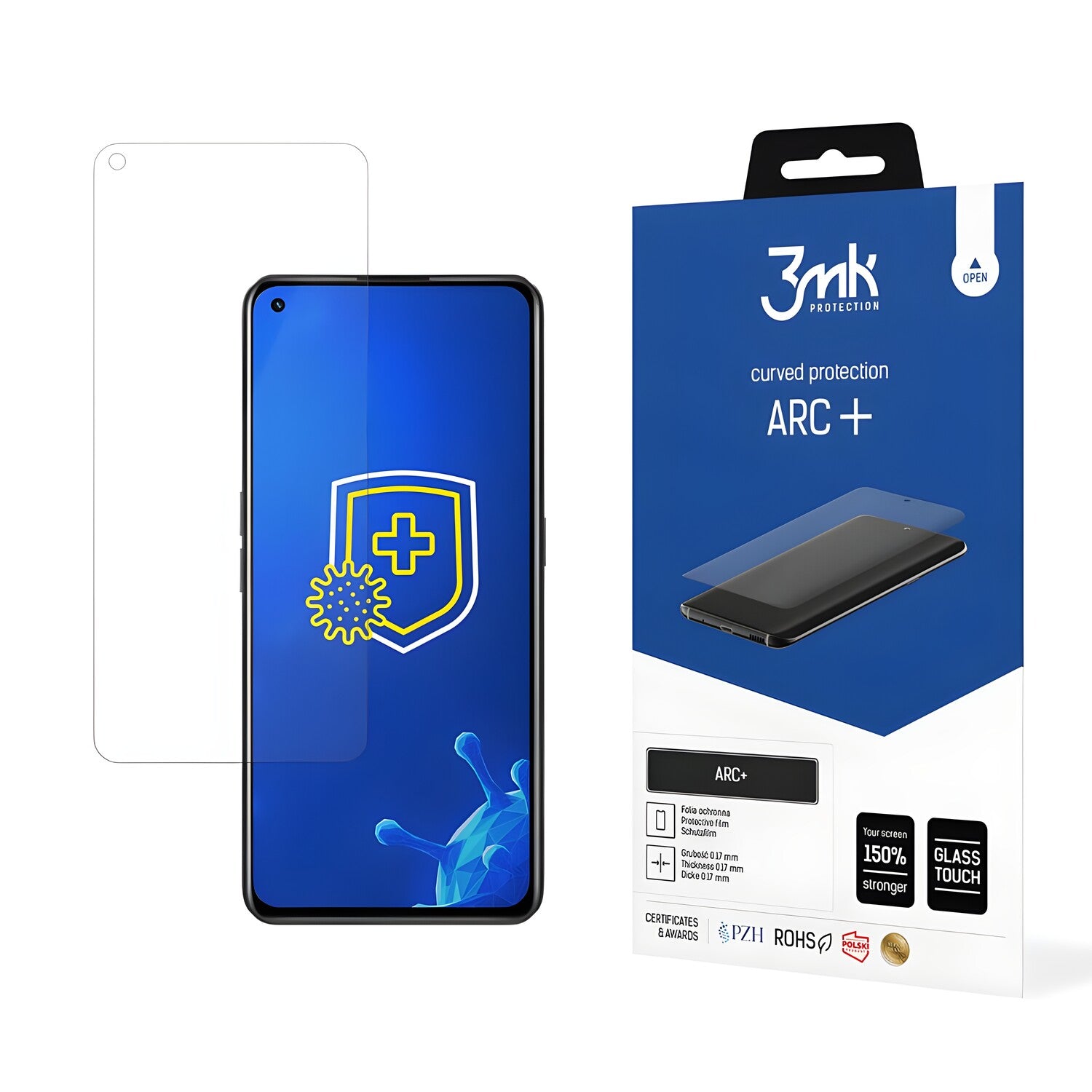 3mk Arc+ zaštitna folija za Xiaomi Redmi Note 15 4G/Redmi Note 15 5G - Prozirna KP41216