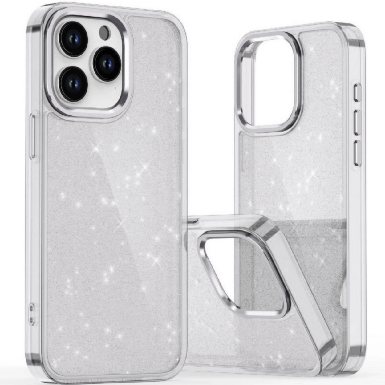 Puzdro Glitter Case za Apple iPhone 16e/iPhone 17e - Prozirna KP41235
