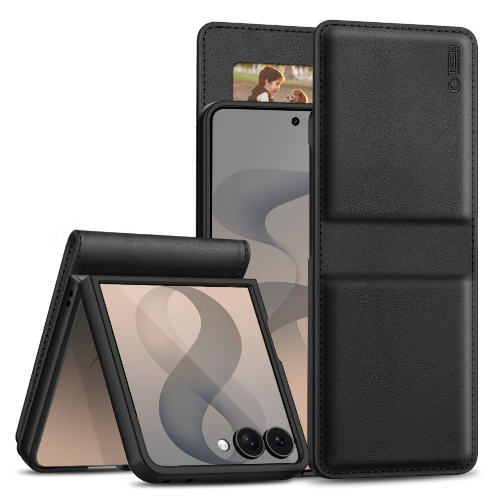 Tech-Protect Wallet futrola za Samsung Galaxy Z Flip 8 - Crna KP41239