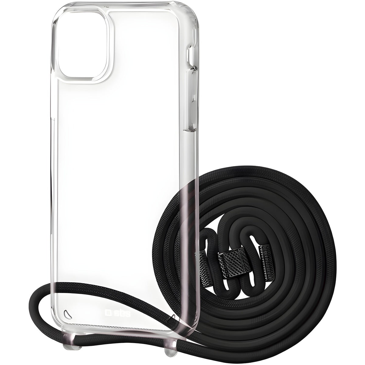 SBS Necklace Case maska s trakicom za Apple iPhone XR - Crna KP42225