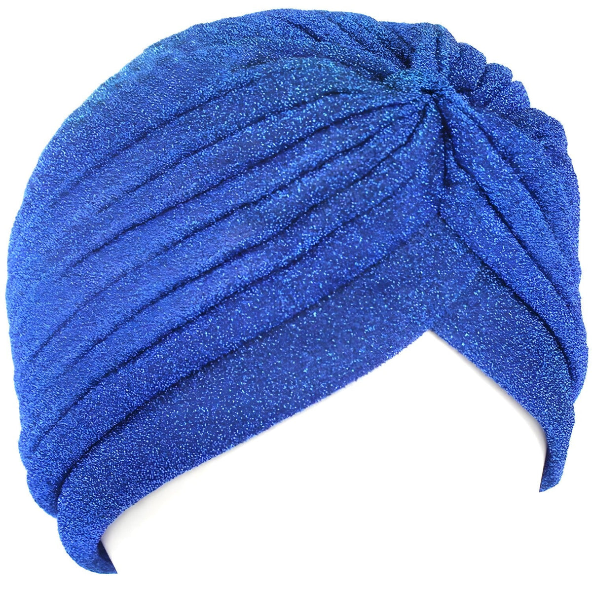 Sjajna Turbanova Kapa - Tamno Plava