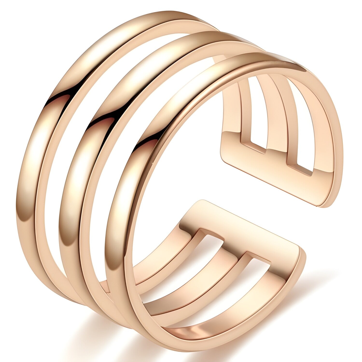 Prsten TX-17261 - Zlatna / Ružičasta KP17261