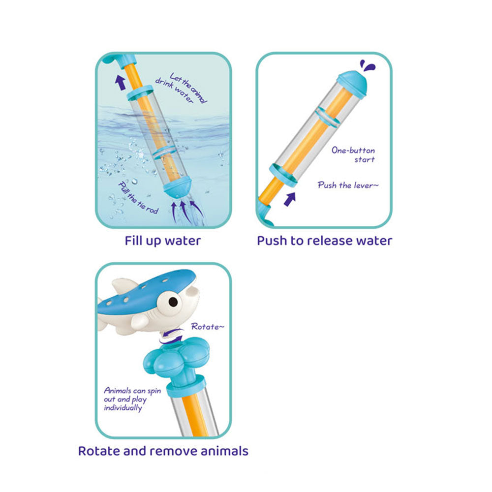 Tuba za špricanje vode Sea Animal Plava