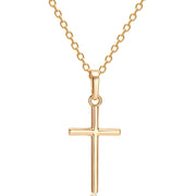 Ogrlica US-34221 Cross - Zlatna KP34221