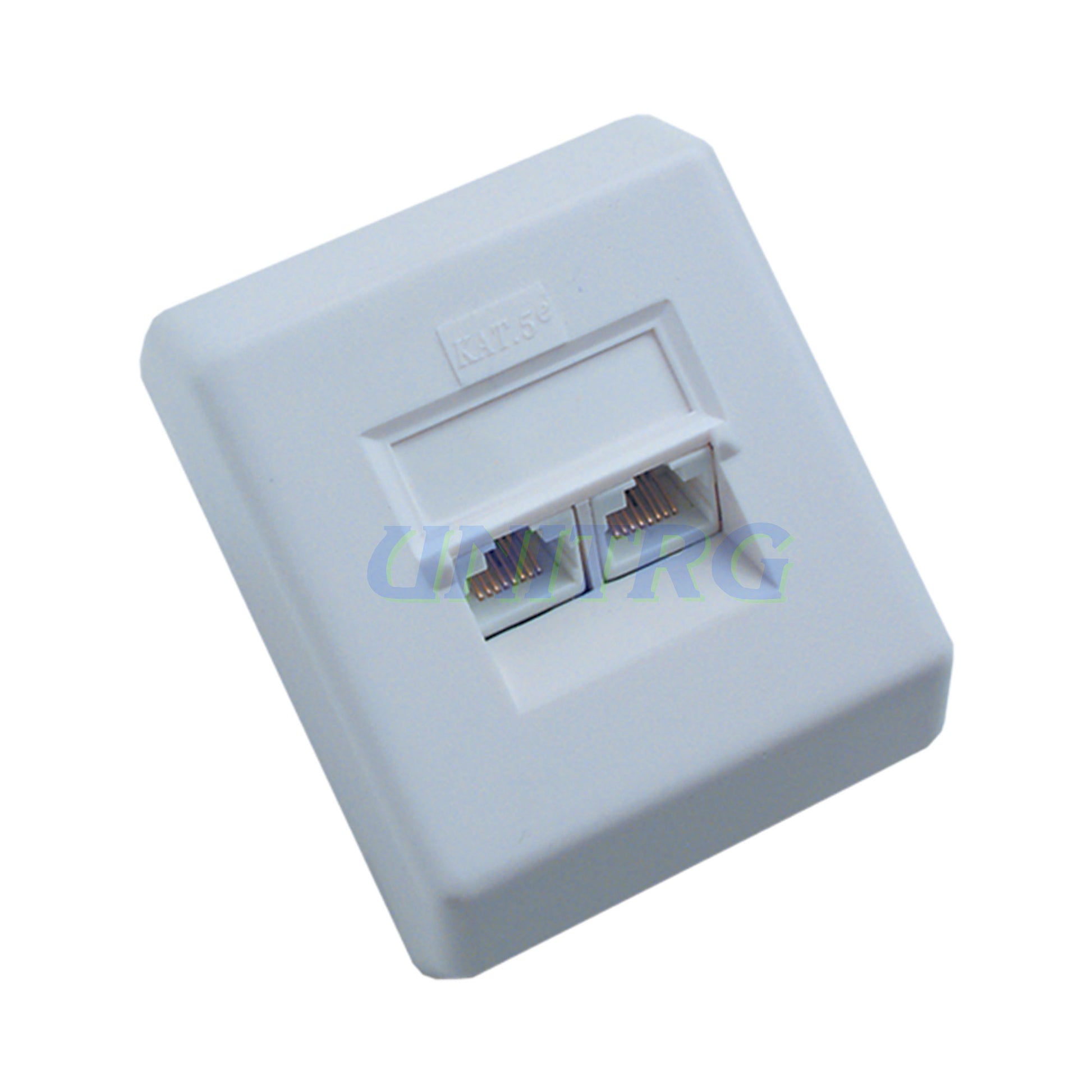 Utičnica Cat5e 2xRJ45 STP nadžbukna