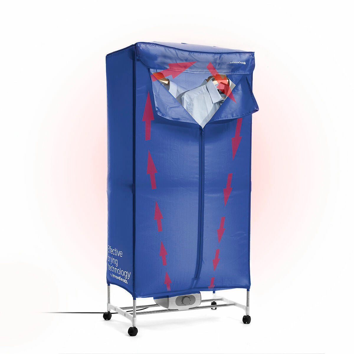 Prijenosna električna sušilica 2 visine Dupledry Blue InnovaGoods 1200 W