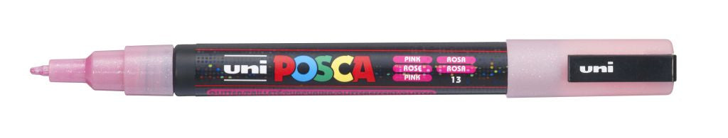 Marker uni pc-3ml Posca bleščice roza