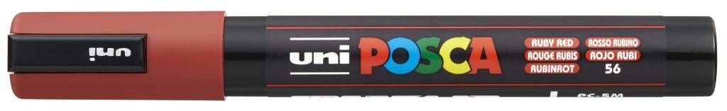 Marker Uni pc-5m Posca rubin rdeča