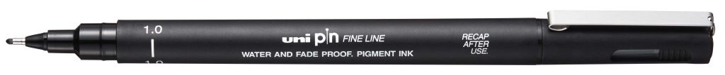 Marker Uni pin10-200 črn