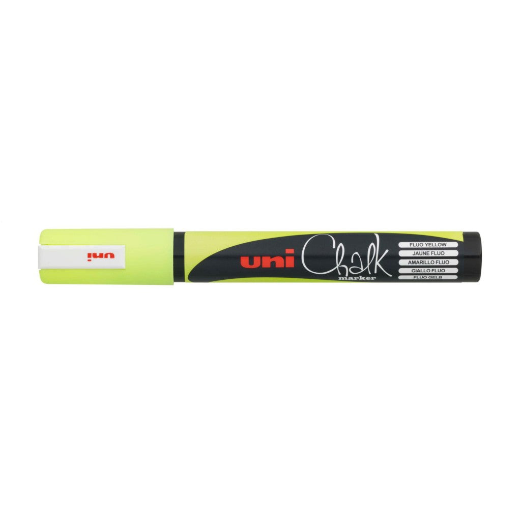 Marker Uni pwe-5m kreda fl. rumeni