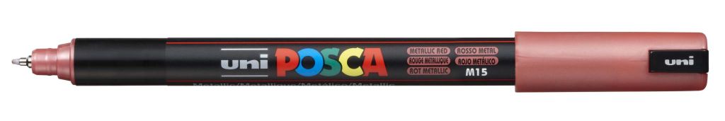 Marker Uni pc-1mr Posca metallic rdeč