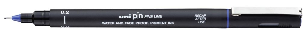 Marker Uni pin02-200 plavi