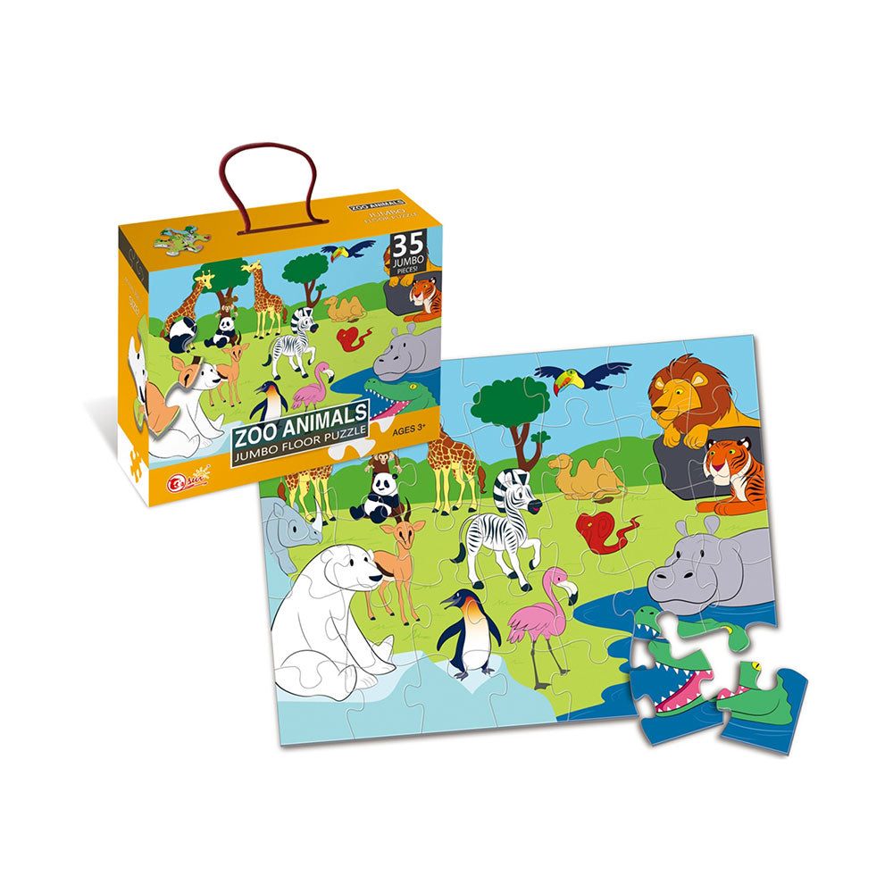 Puzzle velike podne na životinje, 35 komada - Divlje životinje