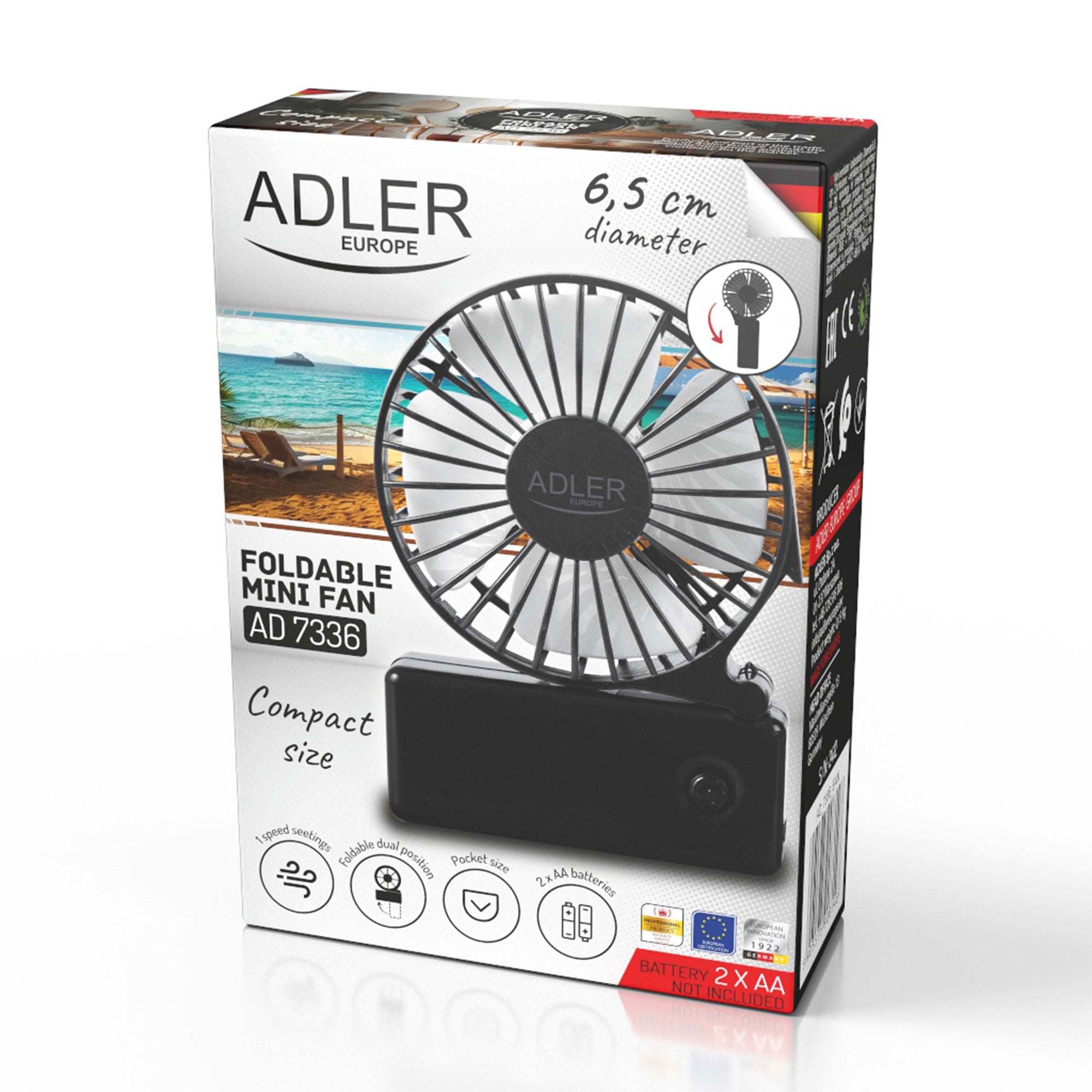 Ventilator mini sklopivi, Adler AD 7336