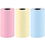 Set šarenih papirnatih rolni za mini termalnu printer Cat HURC9 – Ružičasta / Plava / Zelena / 3 kom KP36824