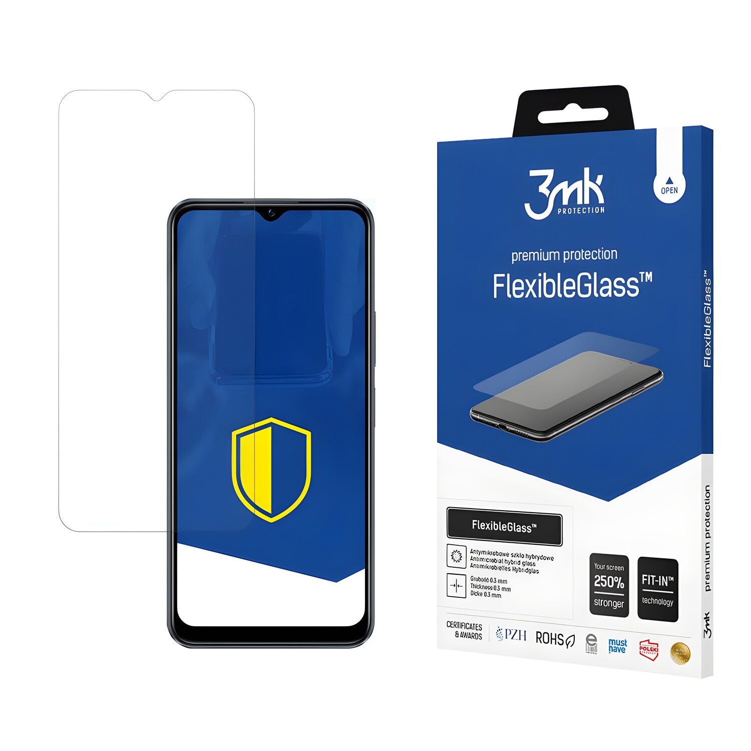 Zaštitno hibridno staklo 3mk FlexibleGlass za Vivo Y22s/Y35/Y22 - Prozirna KP22672