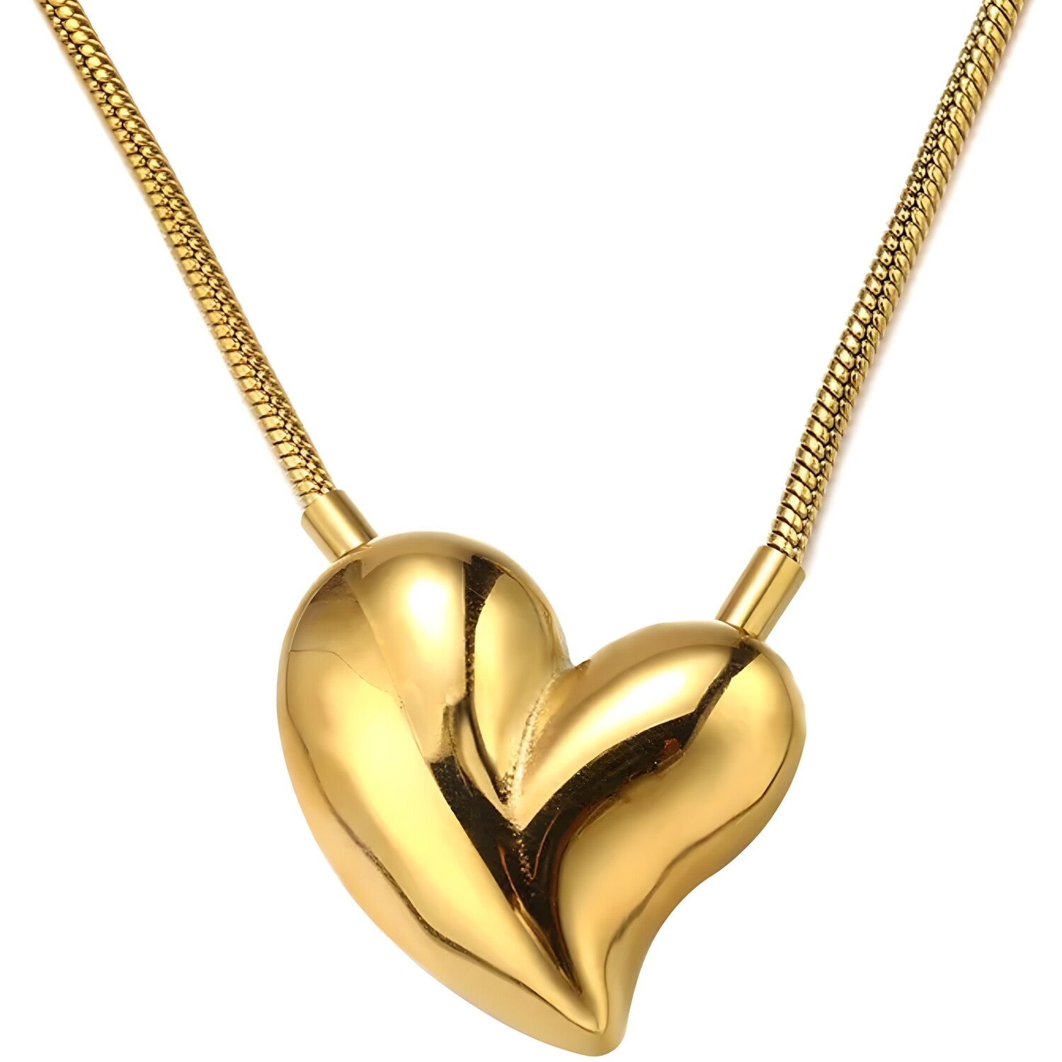 Ogrlica VO-34588 Heart - Zlatna KP34588