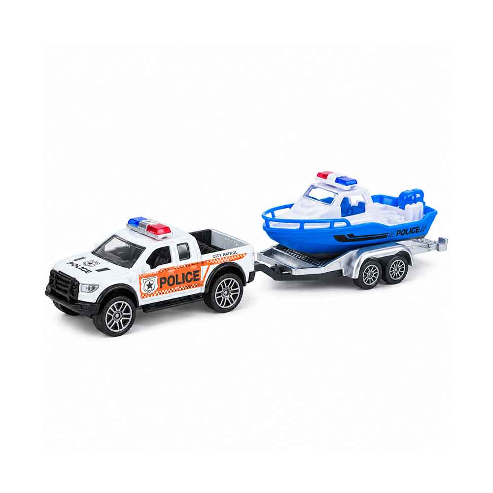 Policijska vozila Die-Cast 2/1 s prikolicom - Model 03