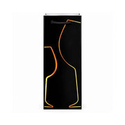 Poklon vrećica za bocu vina Black Elegant 35 × 12 × 9 cm – 4 modela Model 01
