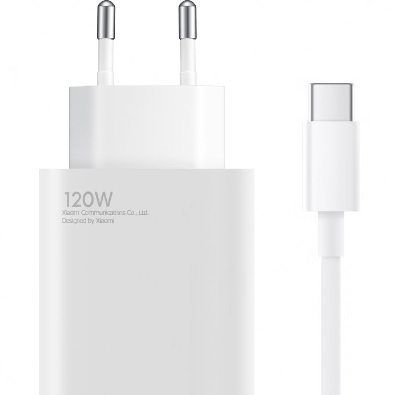 Zidni punjač Xiaomi 120W 6A 1 x USB-A s USB-C kabelom bijeli BHR9462EU