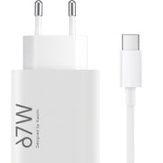 Zidni punjač Xiaomi 67W 6.2A 1 x USB-A s USB-C kabelom Bijeli BHR9465EU
