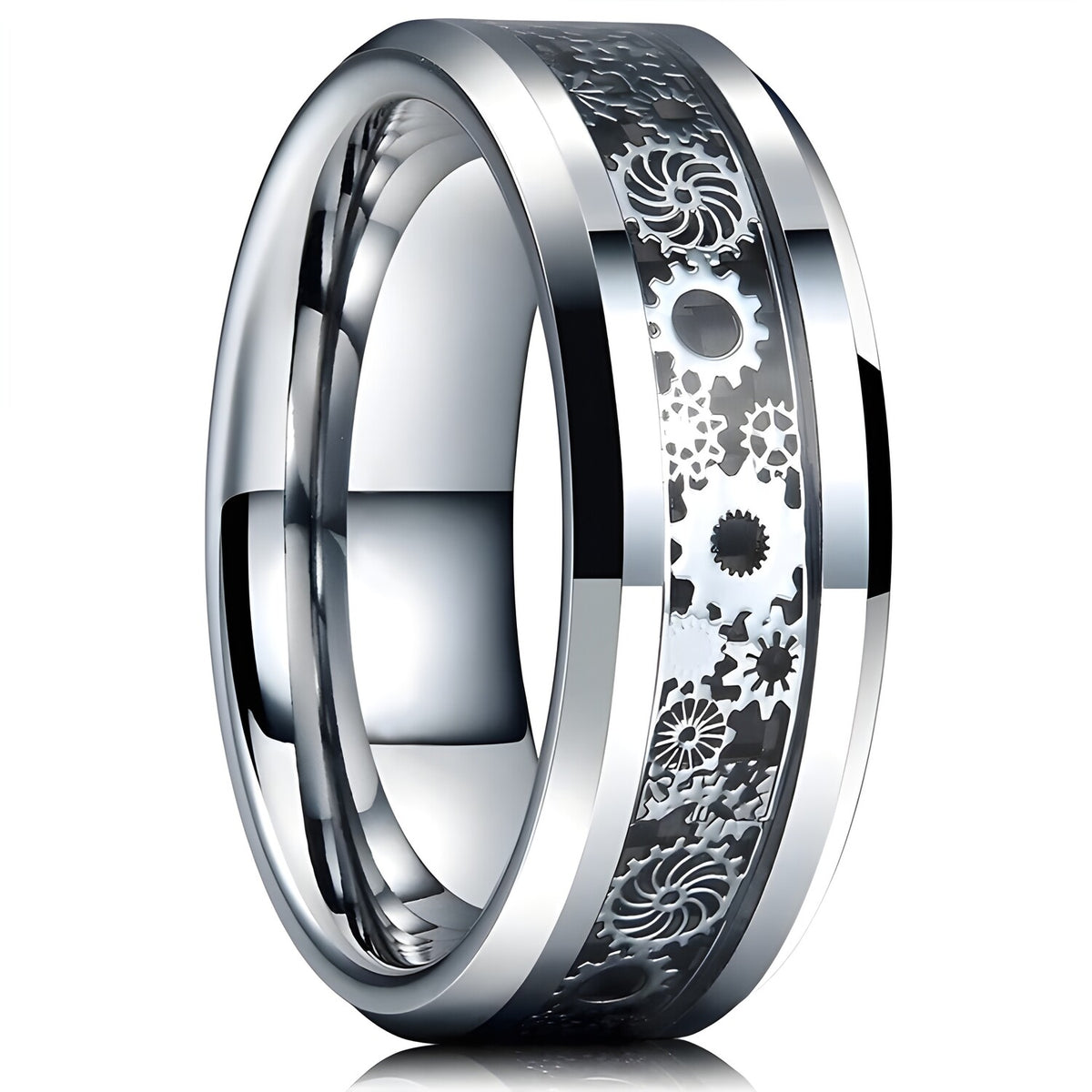 Prsten Wheels-Srebrna/69mm KP32393