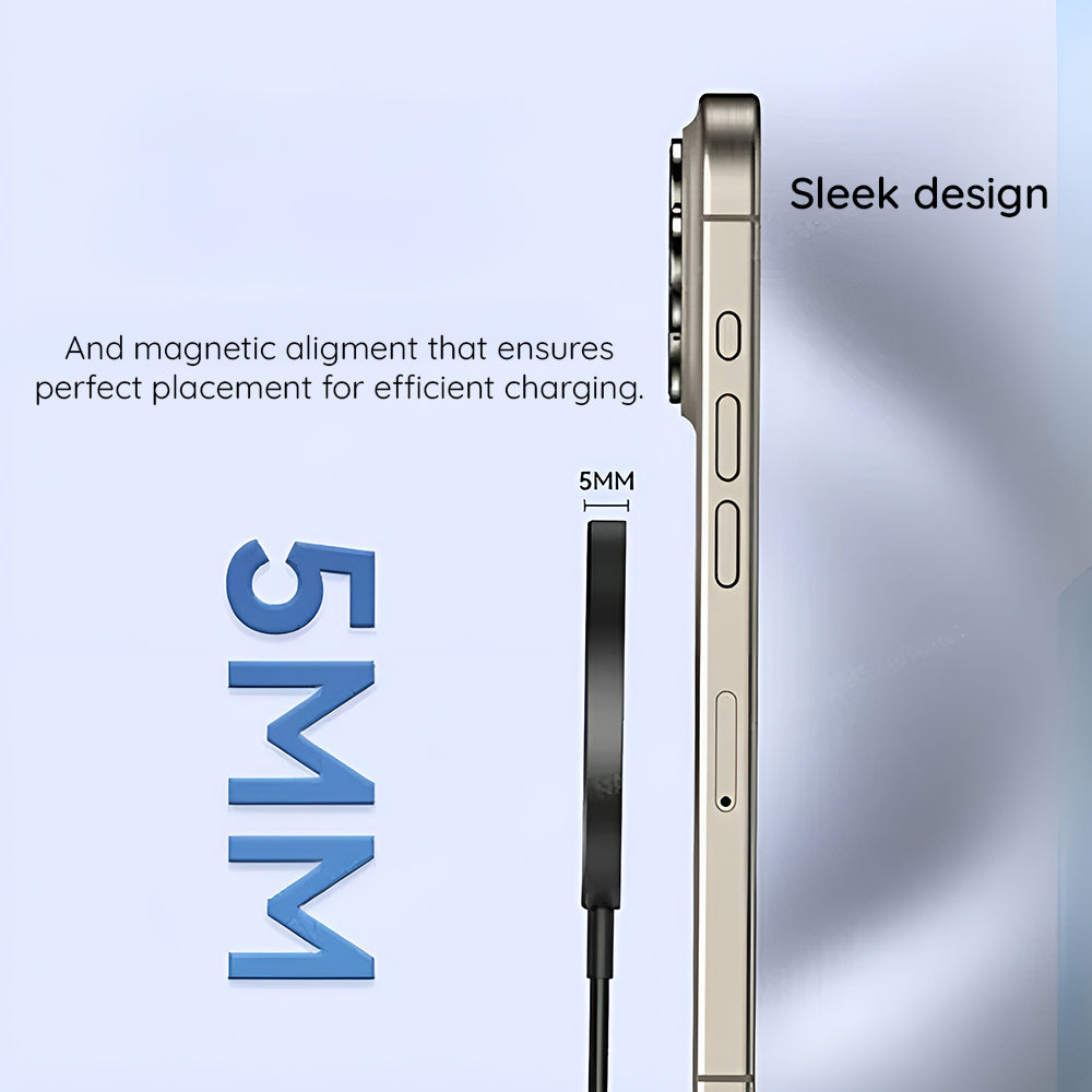 Bežični MagSafe punjač Yesido DS21 15W 1.67A crni