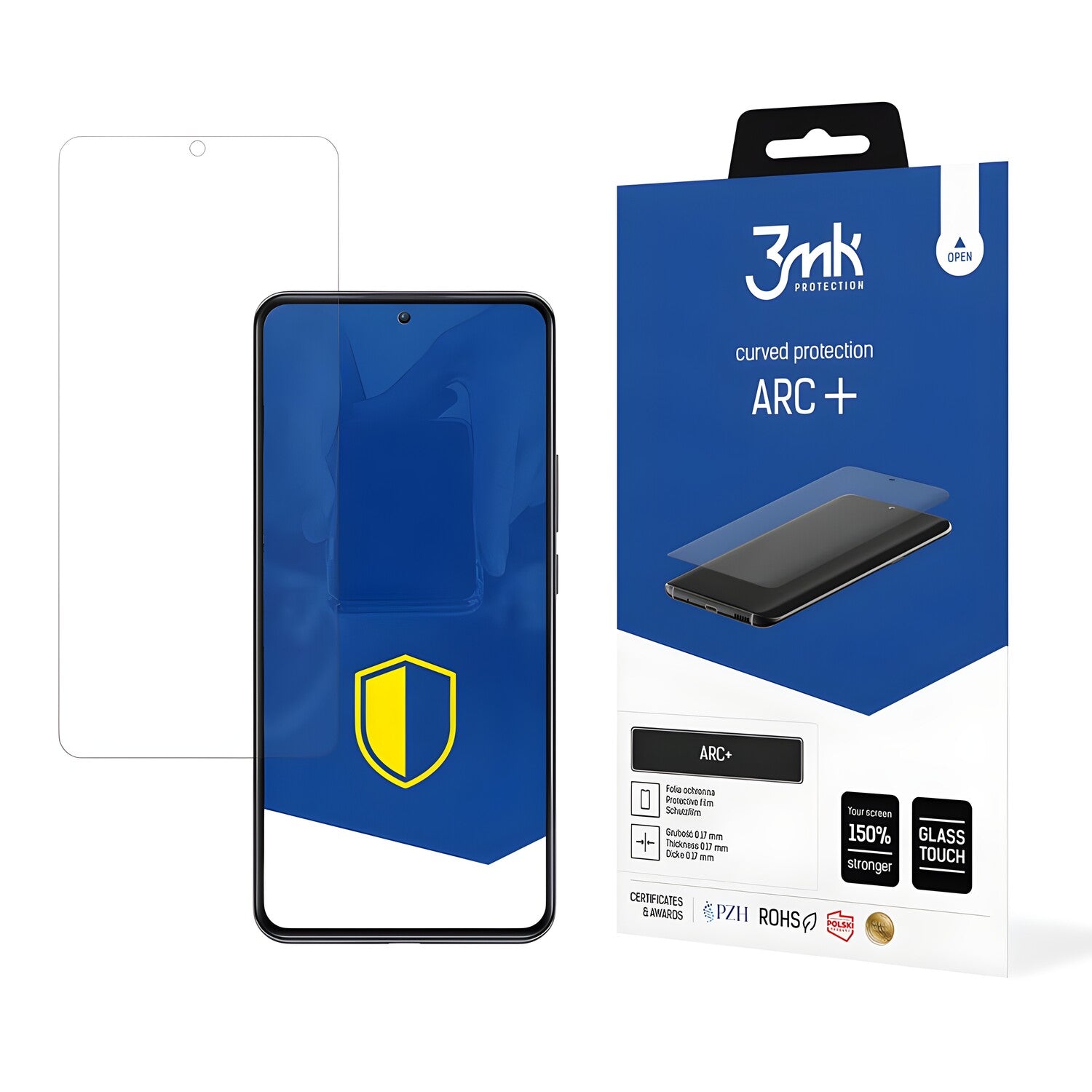 3mk Arc+ zaštitna folija za Xiaomi 12T/12T Pro/11T/11T Pro/Redmi Note 10 Pro - Prozirna KP22680
